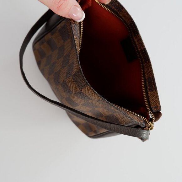 Authentic Preowned Louis Vuitton Damier Ebene Tousse Accessory Pouch - Picture 8 of 13